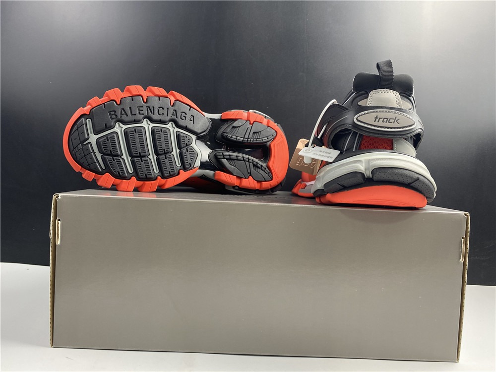 BLG Track Trainers Red Grey